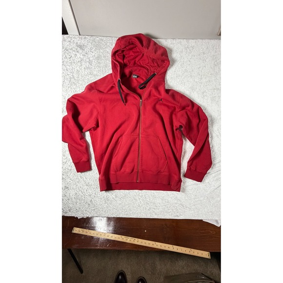 Jordan Brand Red Zip Up Hoodie Sweatshirt Men's XXXL - Picture 1 of 8